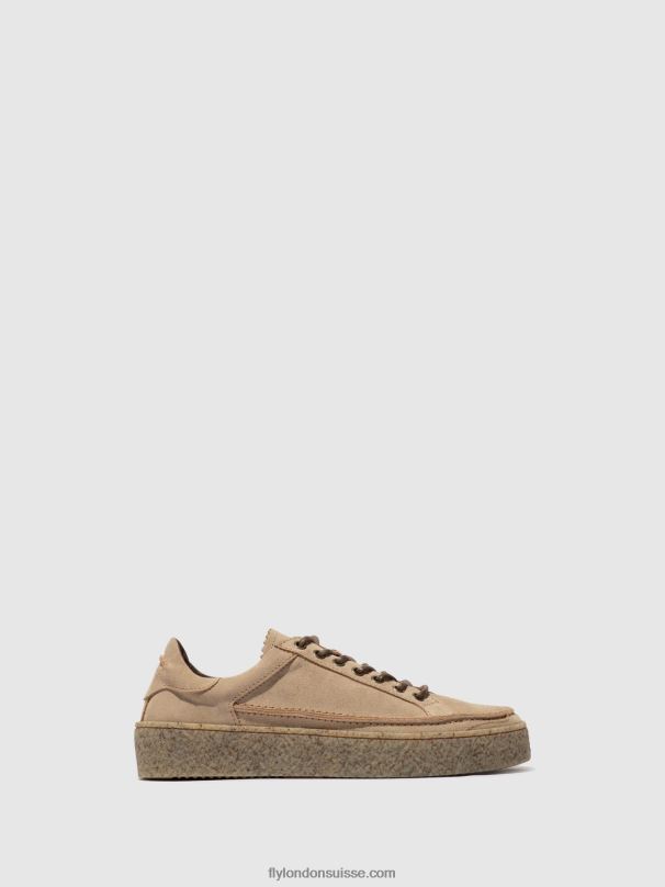 860NR829 chaussures à lacets ronn519 Fly London beige Hommes
