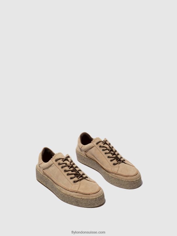 860NR829 chaussures à lacets ronn519 Fly London beige Hommes