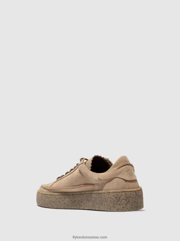 860NR829 chaussures à lacets ronn519 Fly London beige Hommes