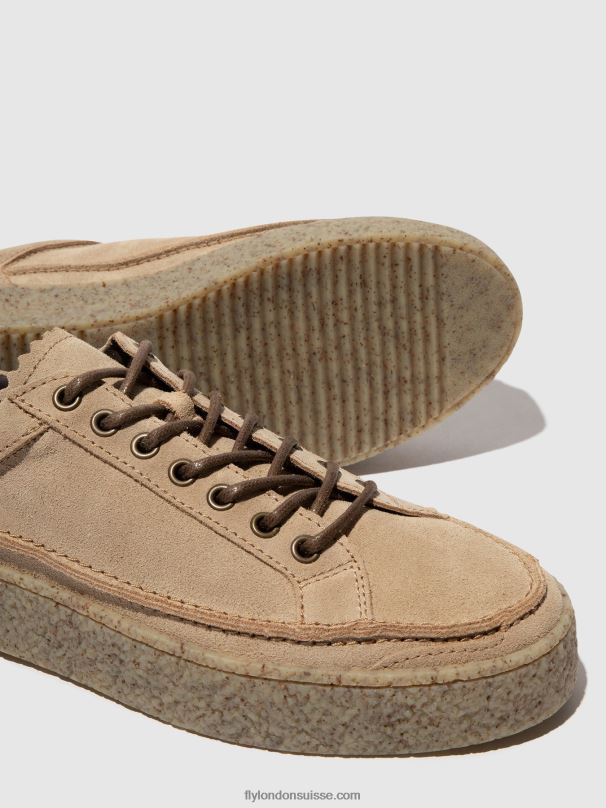 860NR829 chaussures à lacets ronn519 Fly London beige Hommes