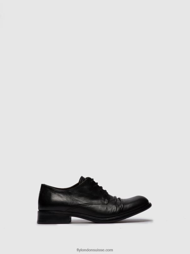 860NR833 chaussures à lacets mask576 Fly London estigma noir Hommes