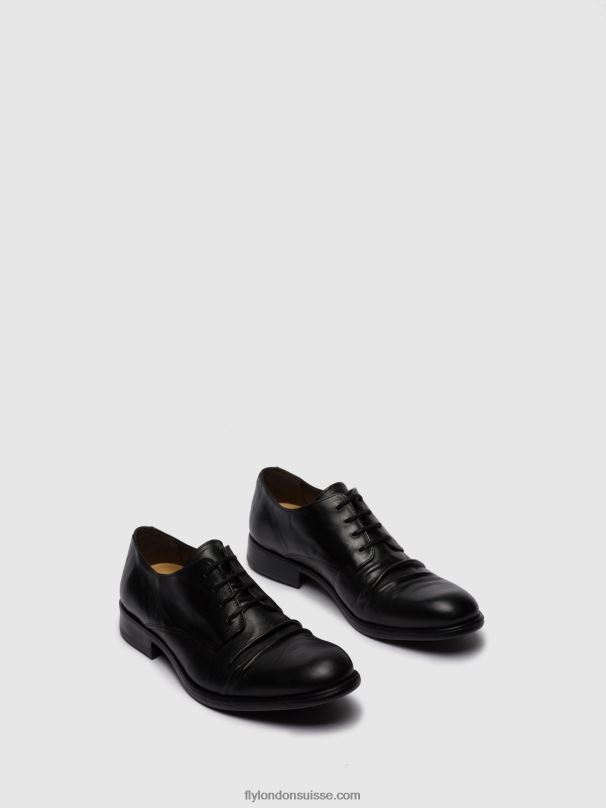 860NR833 chaussures à lacets mask576 Fly London estigma noir Hommes