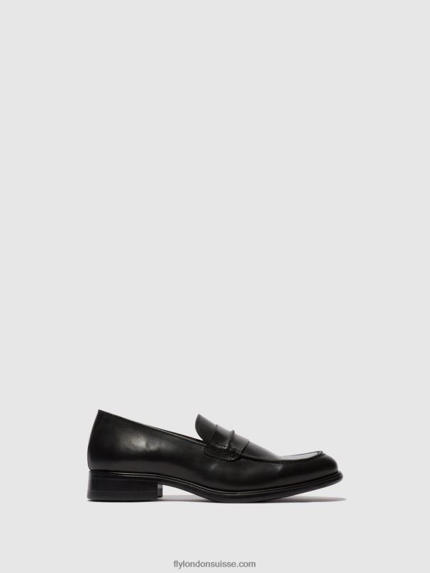 860NR816 chaussures mocassins mebo956 Fly London noir Hommes