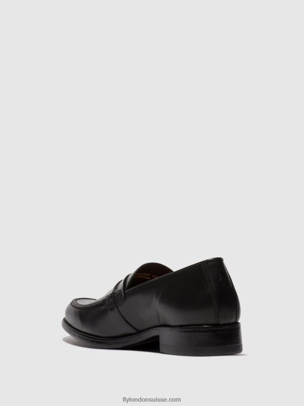 860NR816 chaussures mocassins mebo956 Fly London noir Hommes