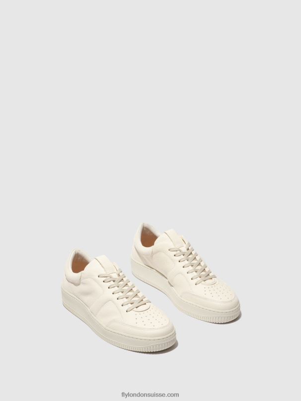 860NR836 baskets à lacets bude516 Fly London blanc Hommes