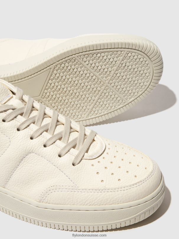 860NR836 baskets à lacets bude516 Fly London blanc Hommes