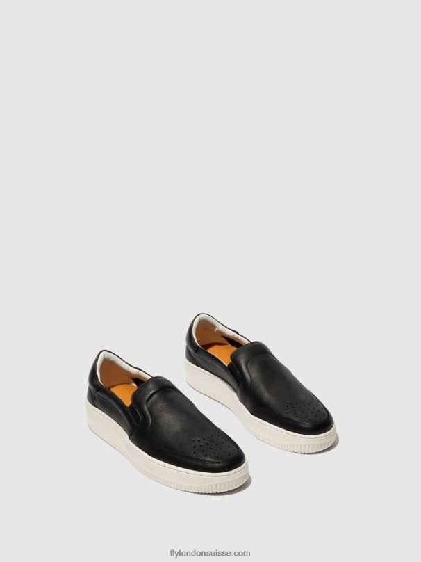 860NR837 baskets à enfiler bowl515 Fly London noir Hommes