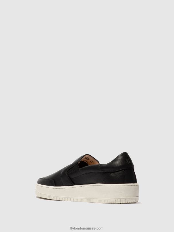 860NR837 baskets à enfiler bowl515 Fly London noir Hommes